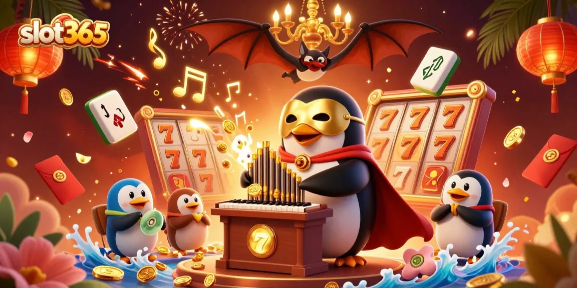 Experience slot365's vibrant gameplay with dynamic characters and striking casino elements.
