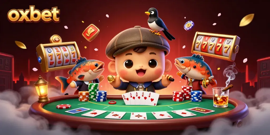 Engage in thrilling casino games at oxbet with vibrant characters and colorful gaming elements.