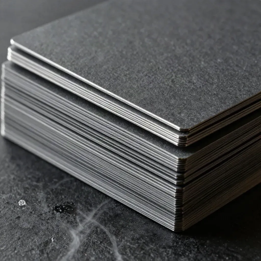 Slate-grey chart pack tipped on wet stone with silver edge light and drifting vapor.