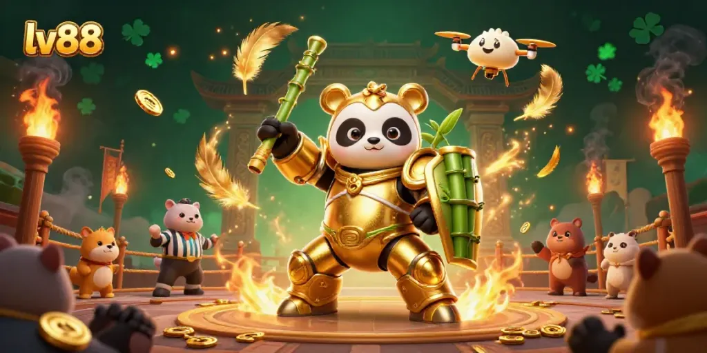 Experience thrilling gaming action at lv88's vibrant online casino, featuring captivating visuals and rich details.