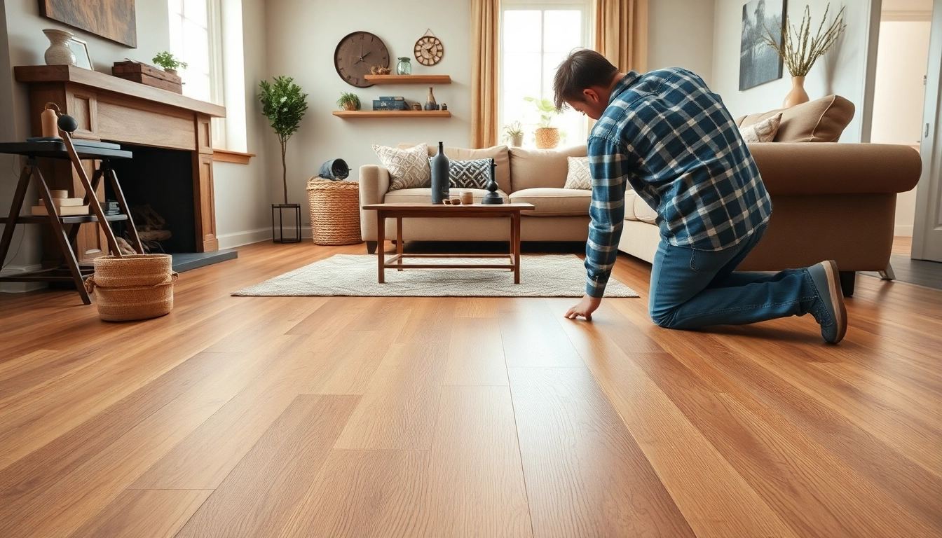 Enhance your space with cheap vinyl flooring showcased in a cozy living room setting.