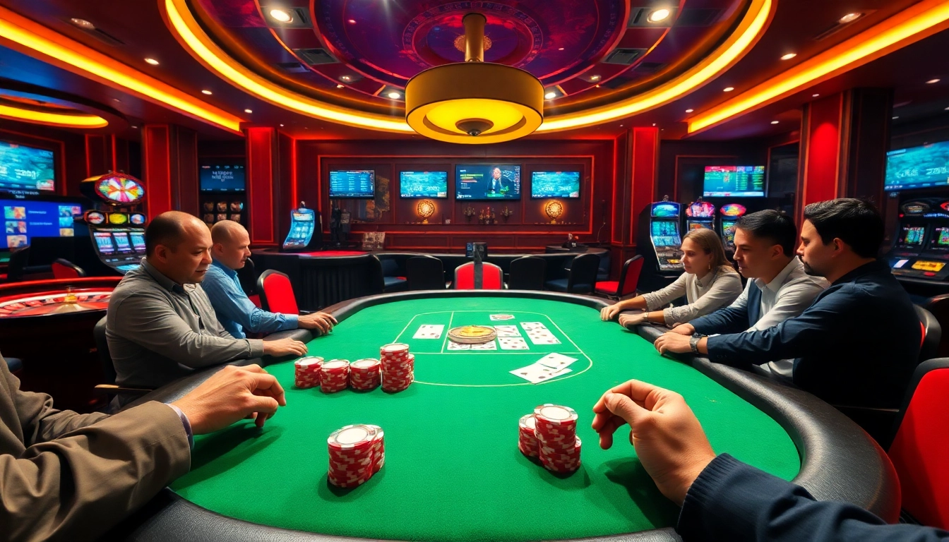 Experience the thrill of gambling at https://nhandinhkeonhacai.news/, where poker players strategize and enjoy the excitement of casino games.