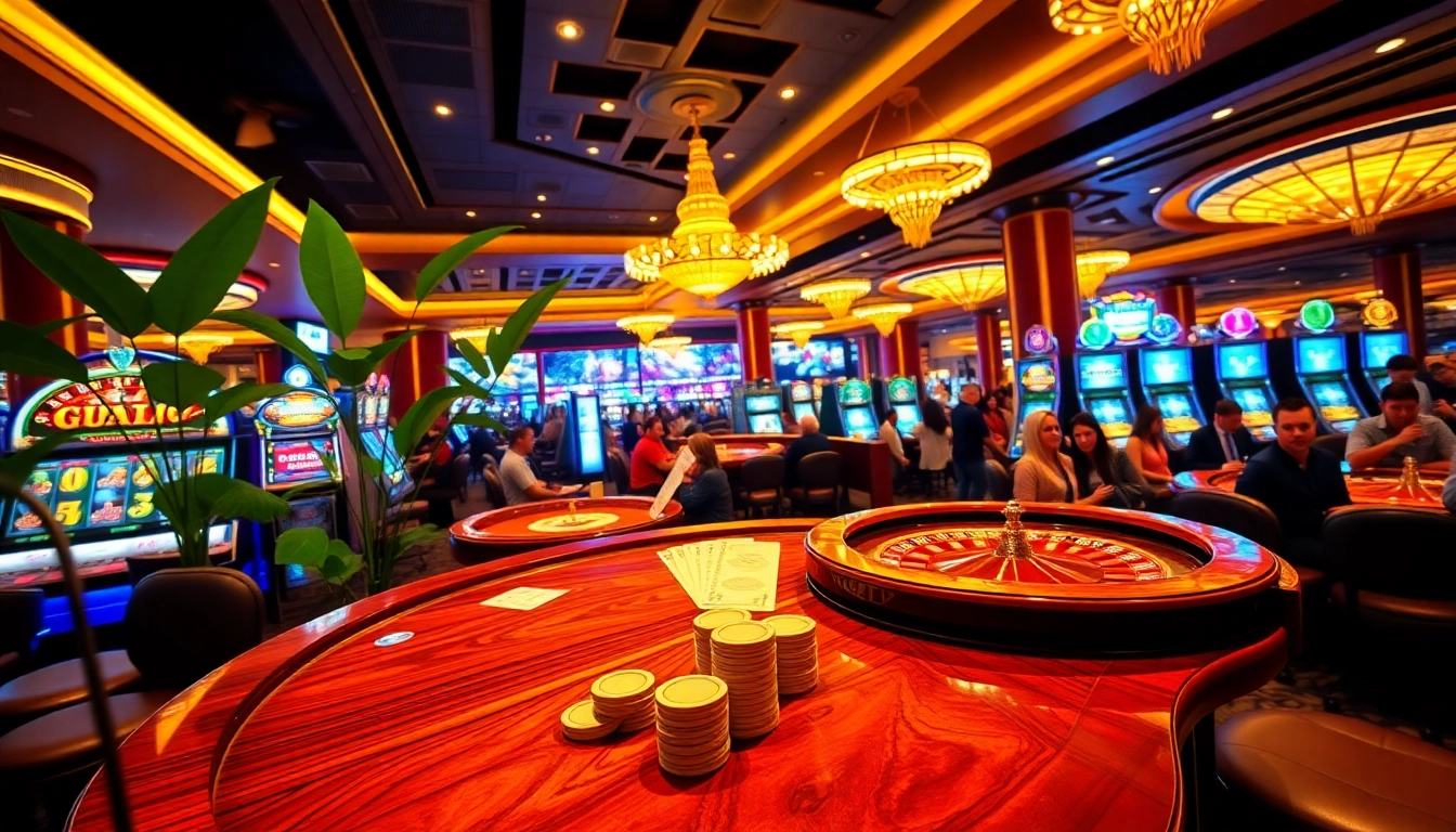 Experience excitement at https://vsbet3.net/ with vibrant casino gaming tables and lively players.