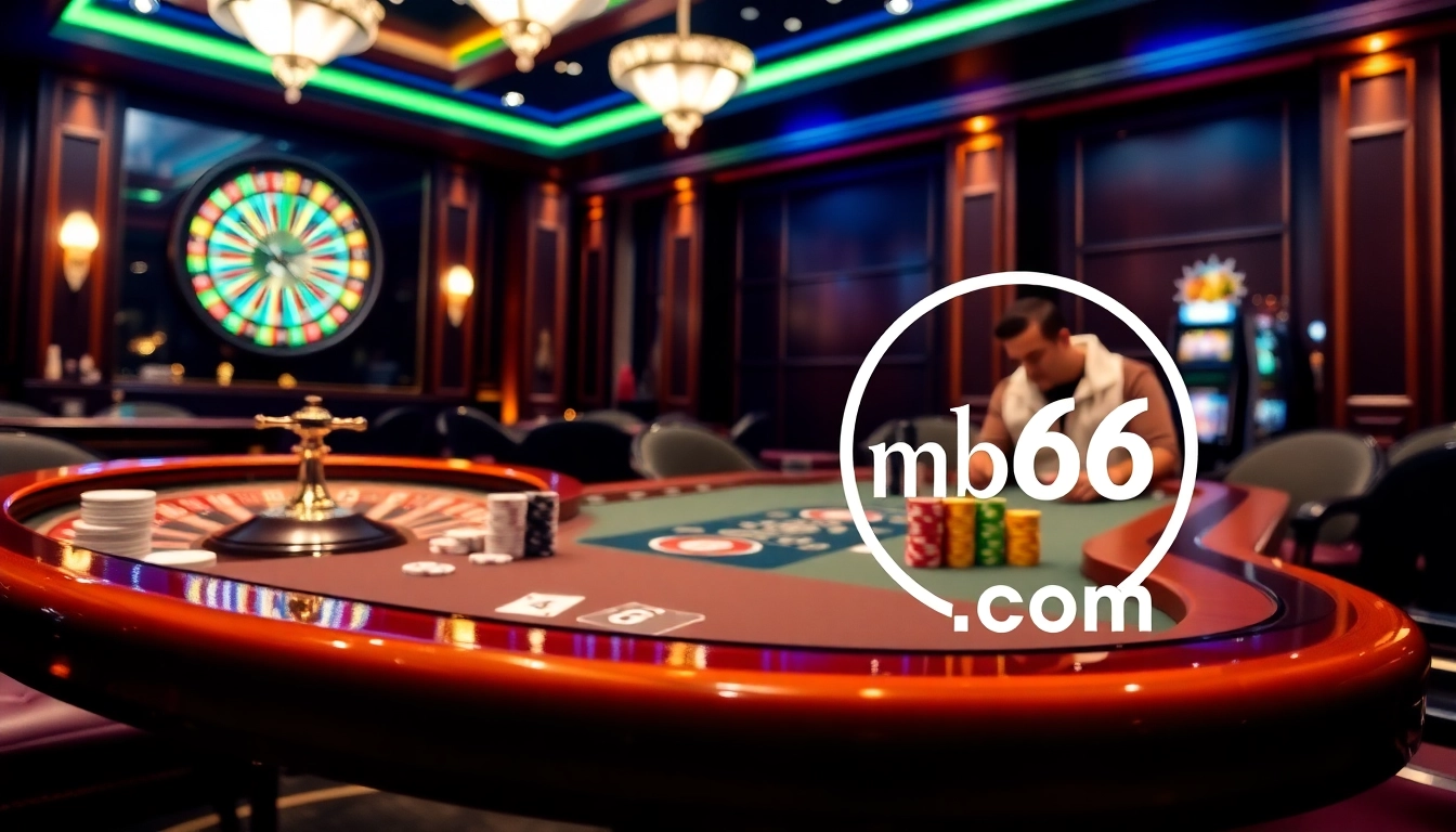 Experience the thrill of gambling at mb66-t.com with a luxurious casino atmosphere.