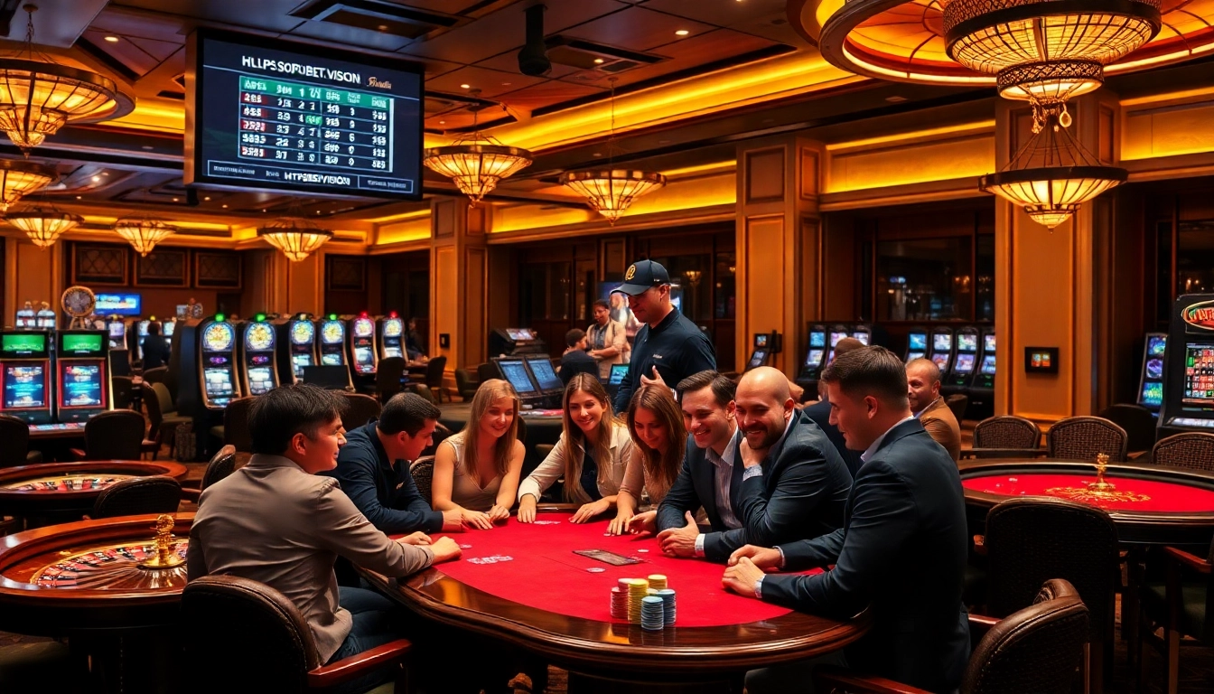 Experience vibrant casino excitement at https://soibet.vision/ with captivating poker and roulette action.